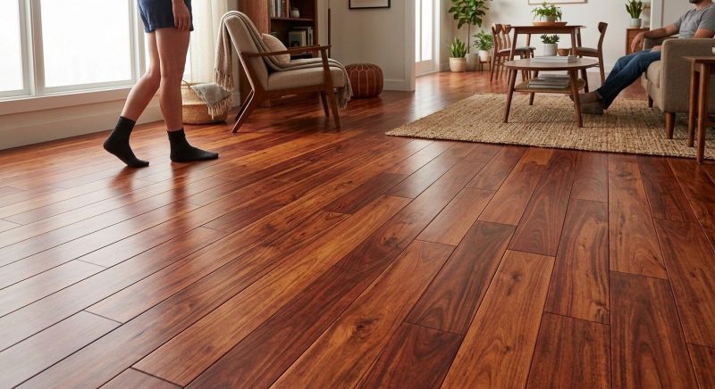 Cherry Floor Installation in Roswell, GA