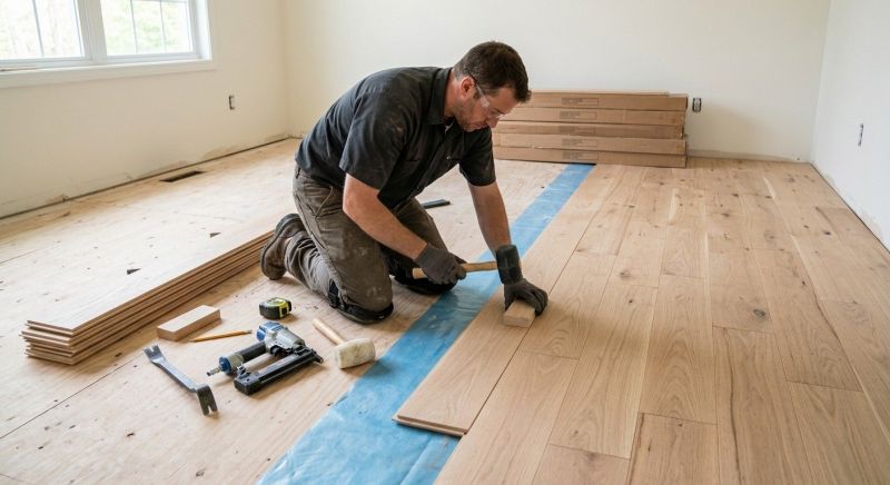 Finished Floor Installation in Suwanee, GA