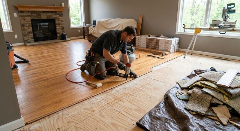 Hardwood Replacement in Oakwood, GA