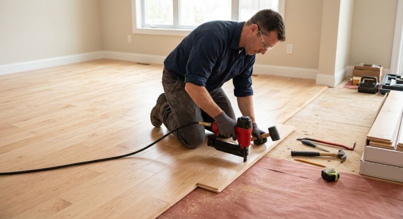 Maple Flooring Installation in Ball Ground, GA