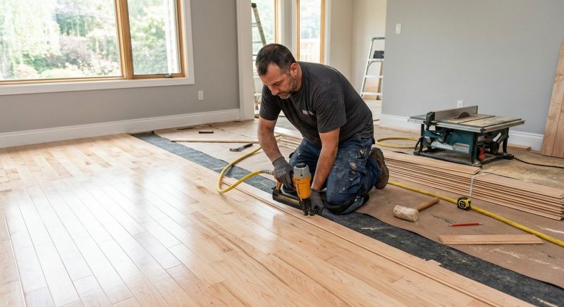 Maple Flooring Installation in Forsyth County, GA