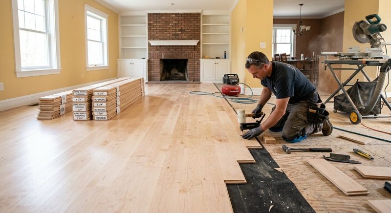 Maple Flooring Installation in Loganville, GA