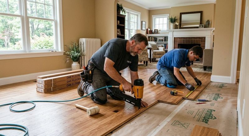 Oak Floor Installation in Ball Ground, GA