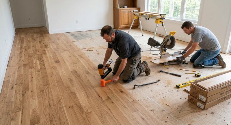Oak Floor Installation in Decatur, GA