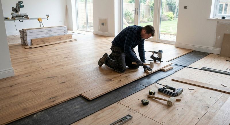 Oak Floor Installation in Snellville, GA