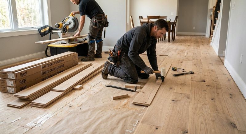 Oak Floor Installation in Winder, GA
