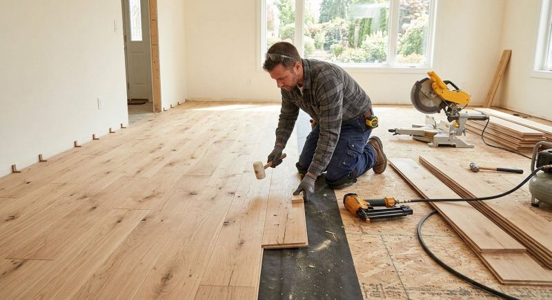 Oak Floor Installation in Woodstock, GA