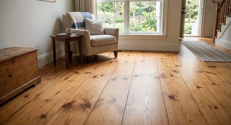 Pine Floor Installation in Suwanee, GA
