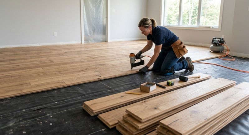 Plank Floor Installation in Suwanee, GA