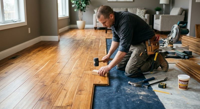 Teak Flooring Installation in Suwanee, GA