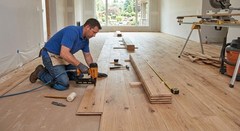 Walnut Flooring Installation in Suwanee, GA